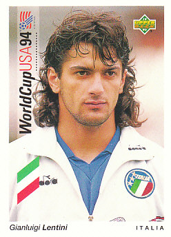 Gianluigi Lentini Italy Upper Deck World Cup 1994 Preview Eng/Ger #24